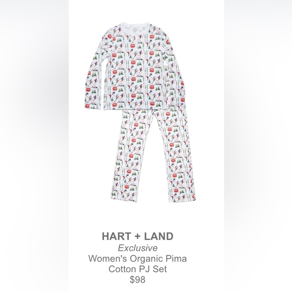 HART + LAND organic cotton pajamas. Adult size small. In excellent condition.